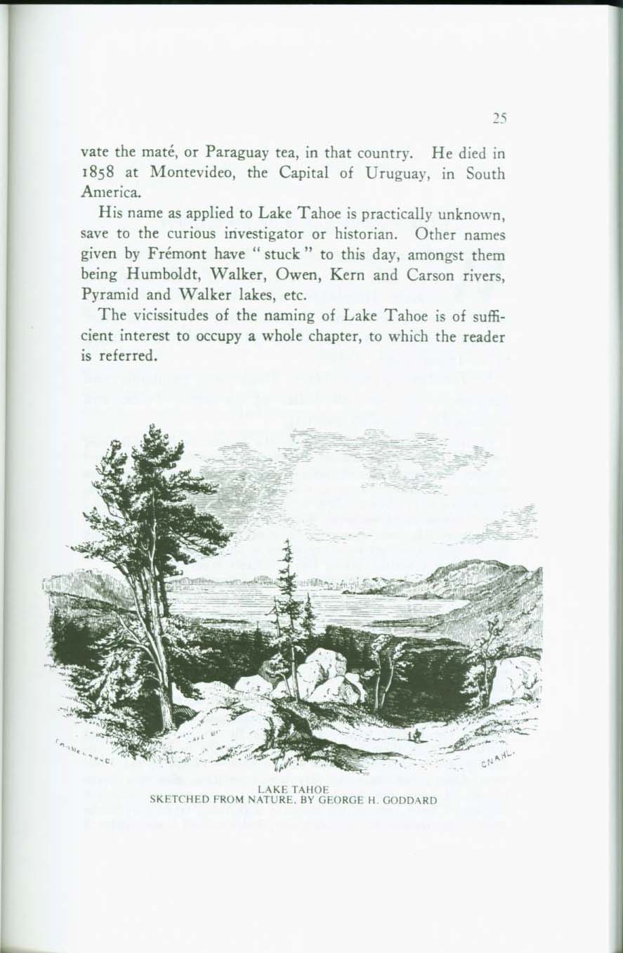 LAKE OF THE SKY: Lake Tahoe in the High Sierras of California and Nevada. vist0038d